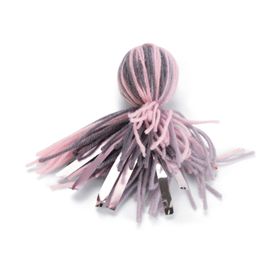 Beeztees Octy Yün ve Kurdela Ahtapot 12x4x4 cm Pembe Kedi Oyuncağı