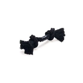 Beeztees Pamuk İplerden Çift Düğümlü Diş İpi Siyah 20x6x4.5 cm 71 gr Köpek Oyuncağı