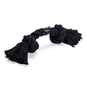 Beeztees Pamuk İplerden Çift Düğümlü Diş İpi Siyah 40x8.5x7 cm 280 gr Köpek Oyuncağı