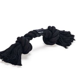 Beeztees Pamuk İplerden Çift Düğümlü Diş İpi Siyah 40x8.5x7 cm 280 gr Köpek Oyuncağı