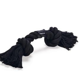 Beeztees Pamuk İplerden Çift Düğümlü Diş İpi Siyah 40x8.5x7 cm 280 gr Köpek Oyuncağı