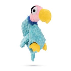 Beeztees Papağan 38x15x10 cm Turkuaz Peluş Köpek Oyuncağı