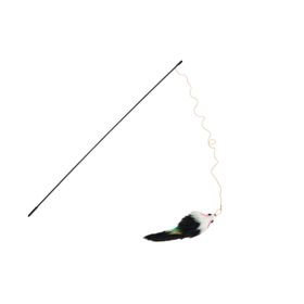Beeztees Peluş Fare Uç 14-50 cm Kedi Oltası