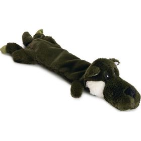 Beeztees Peluş Kurt Elastik 50x26x10 cm Yeşil Sesli Köpek Oyuncağı