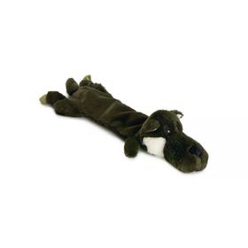 Beeztees Peluş Kurt Elastik 50x26x10 cm Yeşil Sesli Köpek Oyuncağı