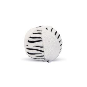 Beeztees Peluş Top 11 cm Siyah-Beyaz Köpek Oyuncağı