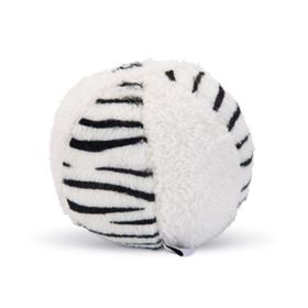 Beeztees Peluş Top 11 cm Siyah-Beyaz Köpek Oyuncağı