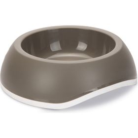 Beeztees Premium Gri 18 cm 1.2 lt Plastik Köpek Mama Su Kabı