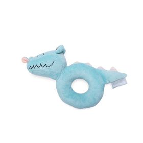 Beeztees Rattle Krokie 16x18x8.5 cm Turkuaz Peluş Köpek Oyuncağı