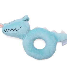 Beeztees Rattle Krokie 16x18x8.5 cm Turkuaz Peluş Köpek Oyuncağı