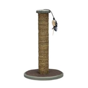 Beeztees Rofta Tüylü 30x30x49 cm Kedi Tırmalama Direği