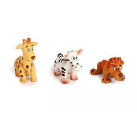 Beeztees Sesli Afrika Hayvanları Lateks 11.5 cm Çeşitli Renklerde Köpek Oyuncağı