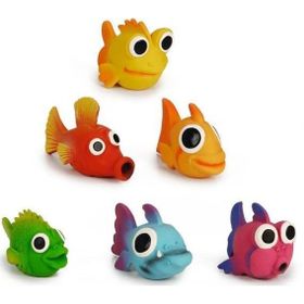 Beeztees Sesli Balıklar Lateks 10.5-13.5 cm Çeşitli Renklerde Köpek Oyuncağı