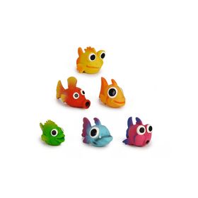 Beeztees Sesli Balıklar Lateks 10.5-13.5 cm Çeşitli Renklerde Köpek Oyuncağı