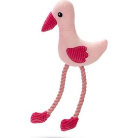 Beeztees Sesli Flamingo 39.5x19.5x6 cm Pembe Peluş Köpek Oyuncağı