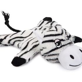 Beeztees Sesli Kaplan 18x19x8 cm Beyaz Siyah Peluş Köpek Oyuncağı