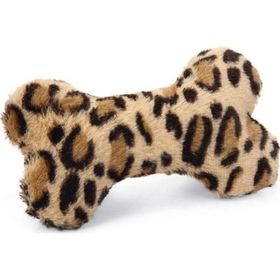 Beeztees Sesli Kemik 18x13x3 cm Siyah Kahverengi Peluş Köpek Oyuncağı
