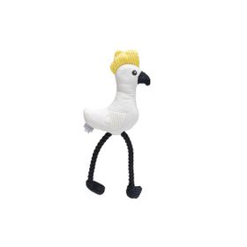 Beeztees Sesli Papağan 42x19.5x6 cm Beyaz Peluş Köpek Oyuncağı