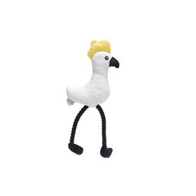 Beeztees Sesli Papağan 42x19.5x6 cm Beyaz Peluş Köpek Oyuncağı