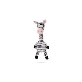 Beeztees Sesli Zebra 33x10x9 cm Siyah Beyaz Peluş Köpek Oyuncağı