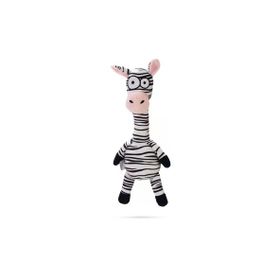 Beeztees Sesli Zebra 33x10x9 cm Siyah Beyaz Peluş Köpek Oyuncağı