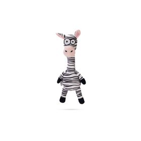Beeztees Sesli Zebra 33x10x9 cm Siyah Beyaz Peluş Köpek Oyuncağı