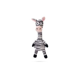 Beeztees Sesli Zebra 33x10x9 cm Siyah Beyaz Peluş Köpek Oyuncağı