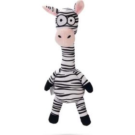 Beeztees Sesli Zebra 33x10x9 cm Siyah Beyaz Peluş Köpek Oyuncağı