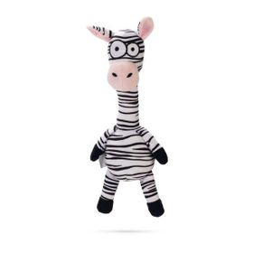 Beeztees Sesli Zebra 33x10x9 cm Siyah Beyaz Peluş Köpek Oyuncağı