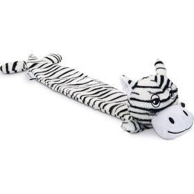 Beeztees Sesli Zebra 53x10x5 cm Siyah Beyaz Peluş Köpek Oyuncağı