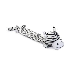 Beeztees Sesli Zebra 53x10x5 cm Siyah Beyaz Peluş Köpek Oyuncağı