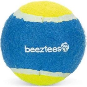 Beeztees Tenis Topu 10 cm Mavi Sarı Köpek Oyuncağı