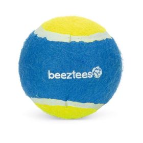 Beeztees Tenis Topu 10 cm Mavi Sarı Köpek Oyuncağı