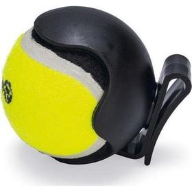Beeztees Tenis Topu ve Tutma Aparatı 6.3 cm Mavi Sarı Köpek Oyuncağı
