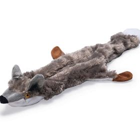 Beeztees Tilki 52x15x2.5 cm Gri Sesli Peluş Köpek Oyuncağı