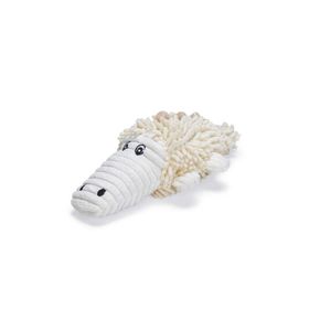 Beeztees Timsah 36x16x10 cm Beyaz Peluş Köpek Oyuncağı