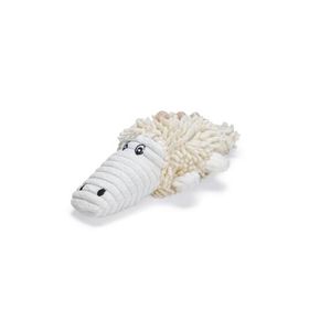 Beeztees Timsah 36x16x10 cm Beyaz Peluş Köpek Oyuncağı