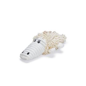 Beeztees Timsah 36x16x10 cm Beyaz Peluş Köpek Oyuncağı
