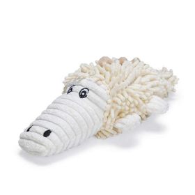 Beeztees Timsah 36x16x10 cm Beyaz Peluş Köpek Oyuncağı