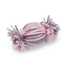 Beeztees Toffee Yün Top 10x5x5 cm Pembe Kedi Oyuncağı