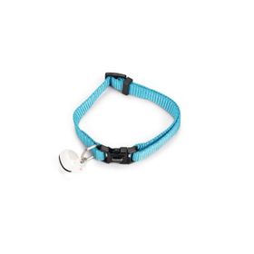 Beeztees Uni Turkuaz 20-30 cm Zilli Kedi Boyun Tasması