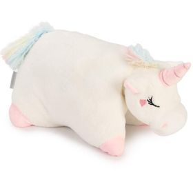 Beeztees Unicorn Isıtıcılı Beyaz 34x33x12 cm Peluş Yavru Köpek Oyuncağı