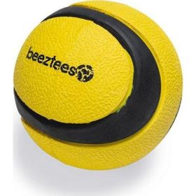 Beeztees Yüzen Tenis Topu Kauçuk 6.3 cm Siyah Sarı Köpek Oyuncağı