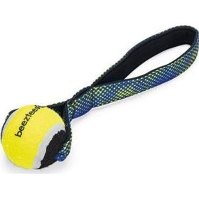 Beeztees Yüzen Tutamaçlı Tenis Topu 25.5x6.3x6.3 cm Mavi Sarı Köpek Oyuncağı