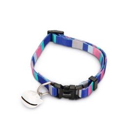 Beeztees Zilli 20-30 cm Renkli Çizgili Kedi Boyun Tasması