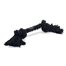 BeezteesPamuk İplerden Çift Düğümlü Diş İpi Siyah 50x9x7.5 cm 319 gr Köpek Oyuncağı