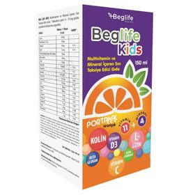 Beglife Kids Multivitamin 150 ml Şurup