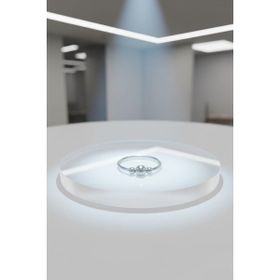 Begonia Accessories 925 Ayar Gümüş Altın Kaplama Silver Boncuklu 3 Top Halka Hızma