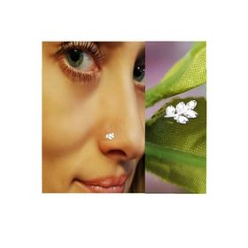 Begonia Accessories 925 Ayar Gümüş Zirkon Taşlı Defne Yaprağı Hızma