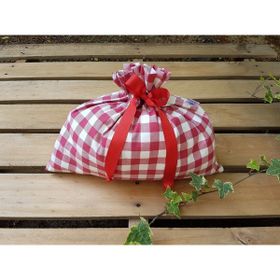 Begüldan 5 kg Kırmızı Kareli Erzak Torbası